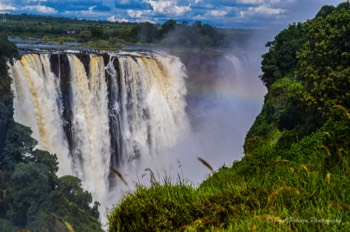  Rainbow and Waterfalls 