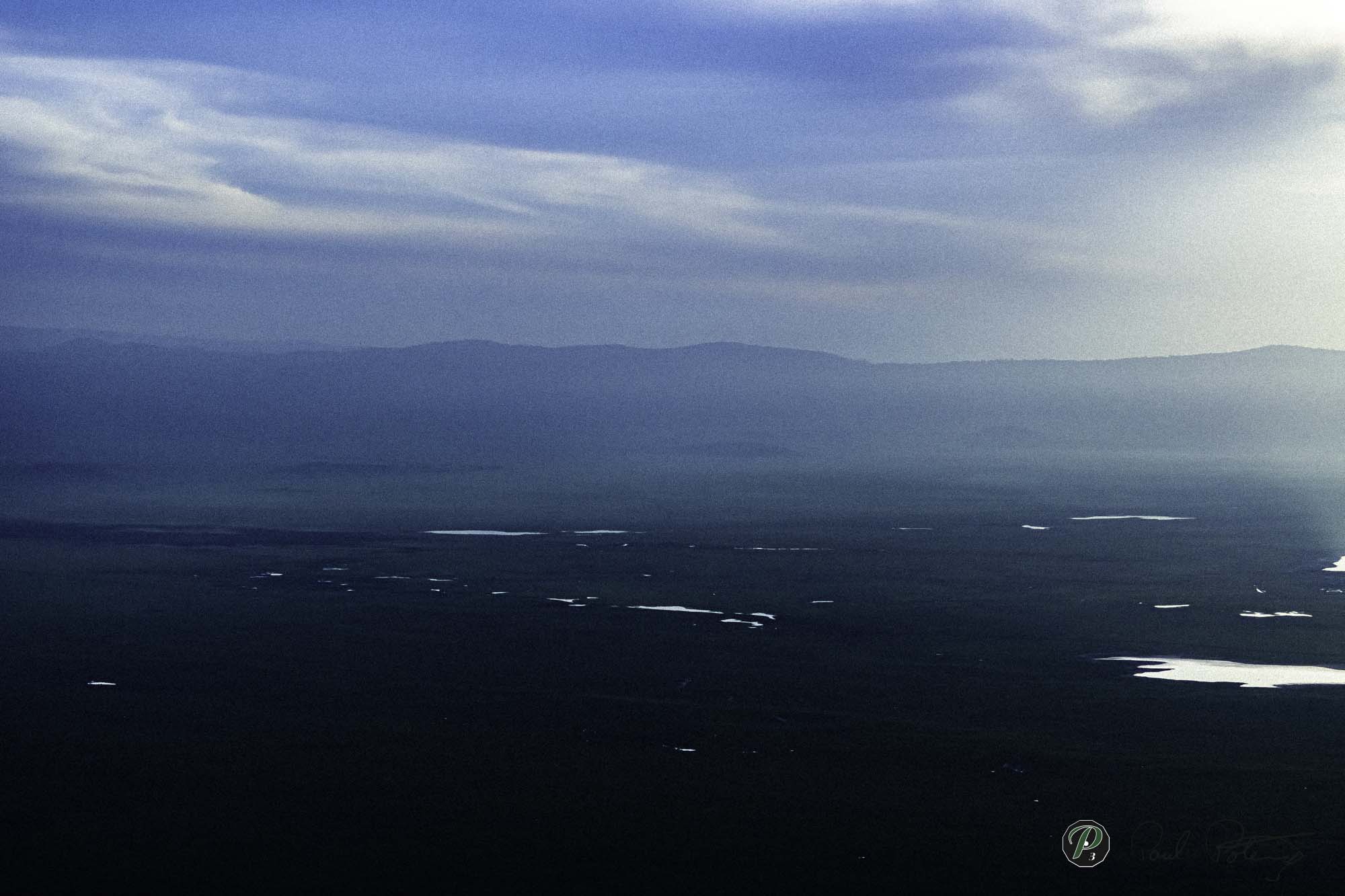  Looking down at Ngorongoro Crater 